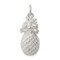 Sterling Silver Pineapple Charm Pendant Fruit Jewelry 25mm x 12mm